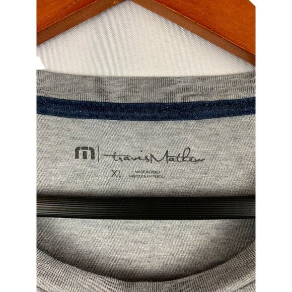 Travis Mathew Mens Gray Heathered T-Shirt XL - Picture 3 of 3